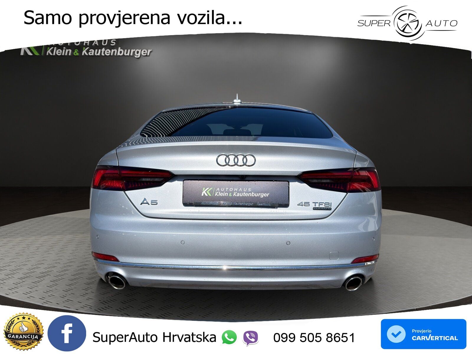 Audi A5 Sportback 45 TFSI (245 KS) quattro ultra S tronic