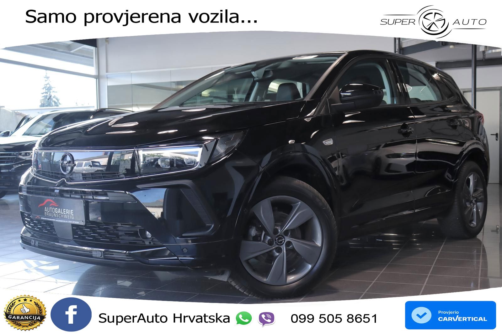 Opel Grandland 1.2i Turbo (130 KS) Automatic GS LED+GR SJED+ACC