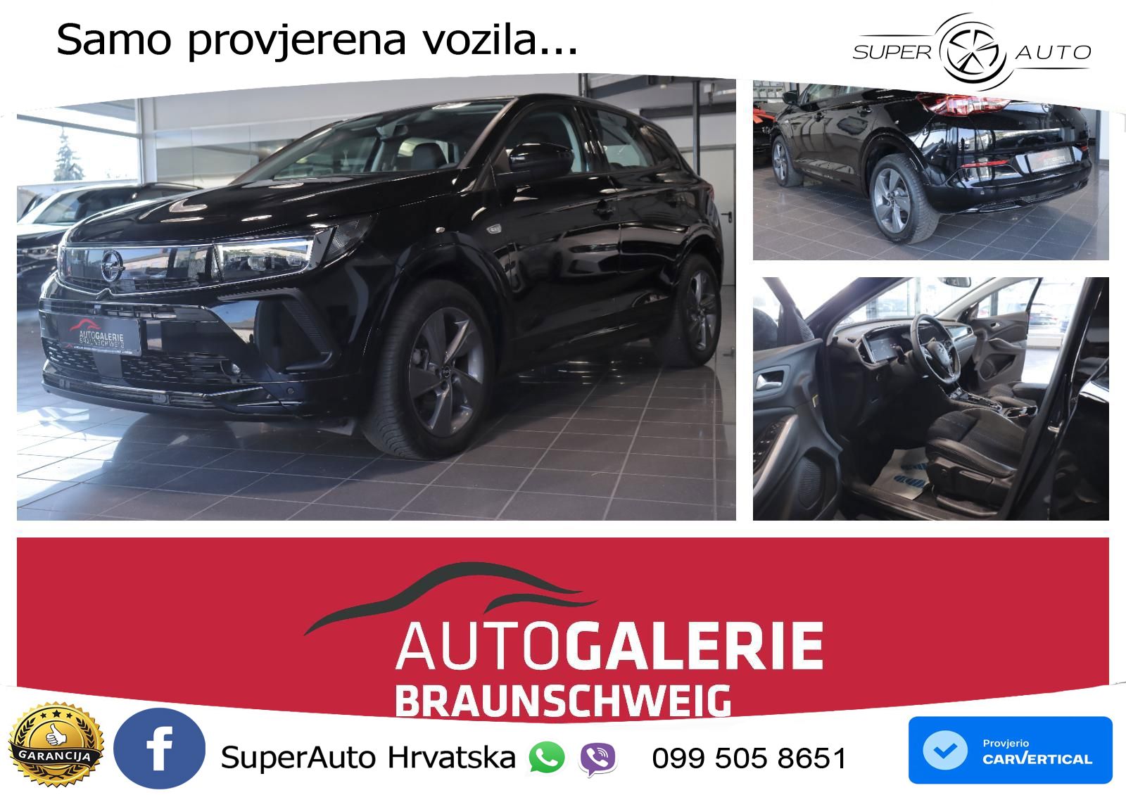 Opel Grandland 1.2i Turbo (130 KS) Automatic GS LED+GR SJED+ACC