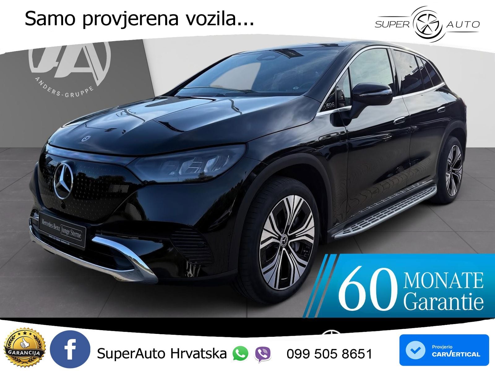 Mercedes EQE SUV 300 100 kWh (265 KS) LED+GR SJED+ACC