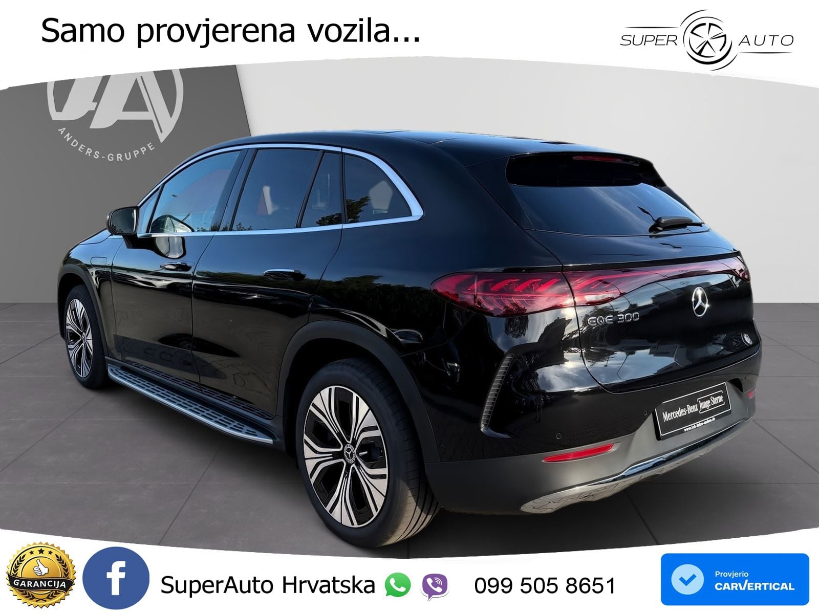 Mercedes EQE SUV 300 100 kWh (265 KS) LED+GR SJED+ACC