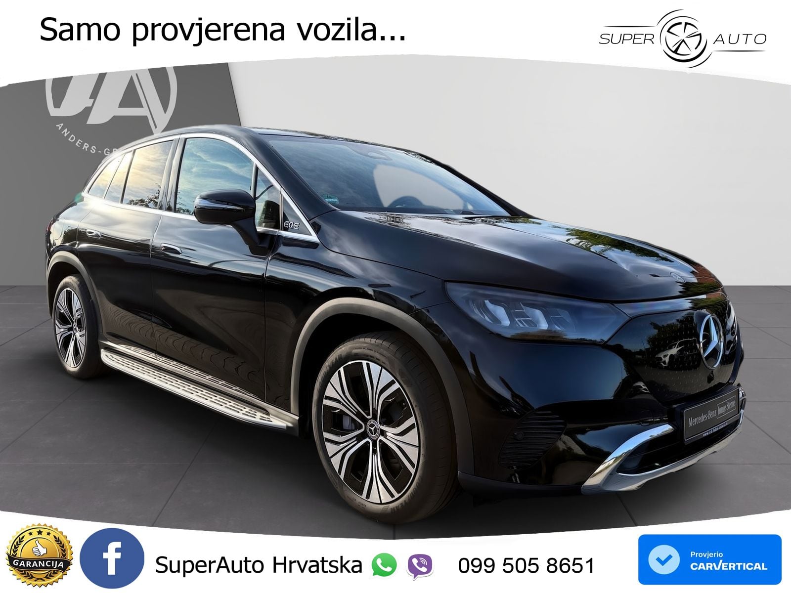 Mercedes EQE SUV 300 100 kWh (265 KS) LED+GR SJED+ACC