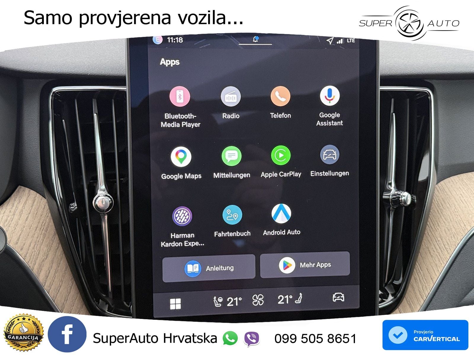 Volvo XC60 T8 AWD Geartronic ACC+HEAD+4xGR SJED+360+PANO