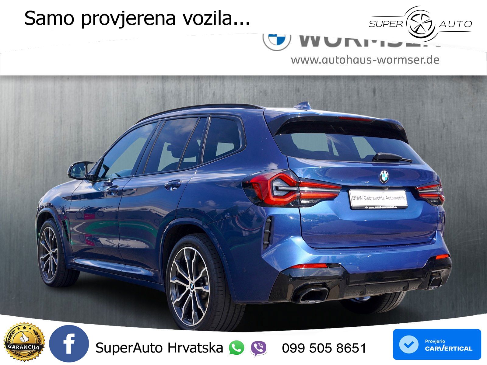 BMW X3 M40d xDrive Steptronic LED+GR SJED+ACC