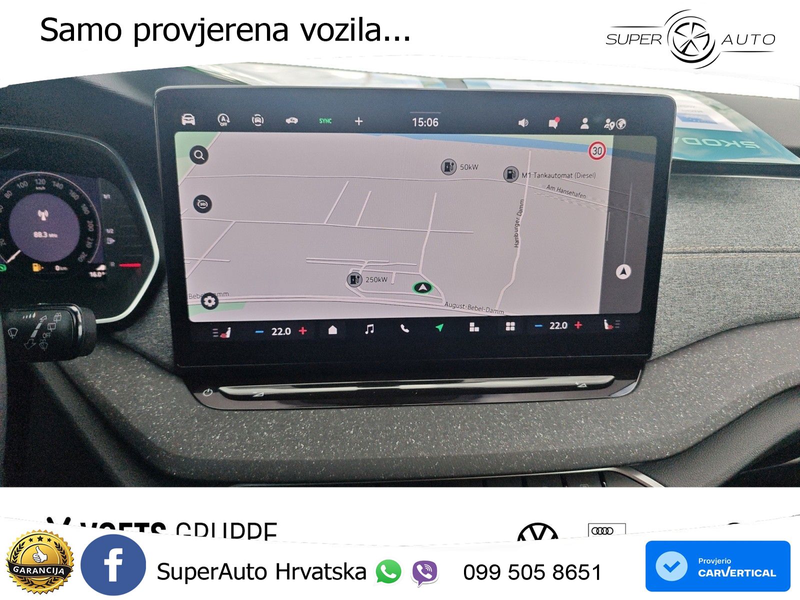 Škoda Octavia Combi 2.0 TDI (150 KS) DSG MATRIX+GR SJED+KAM