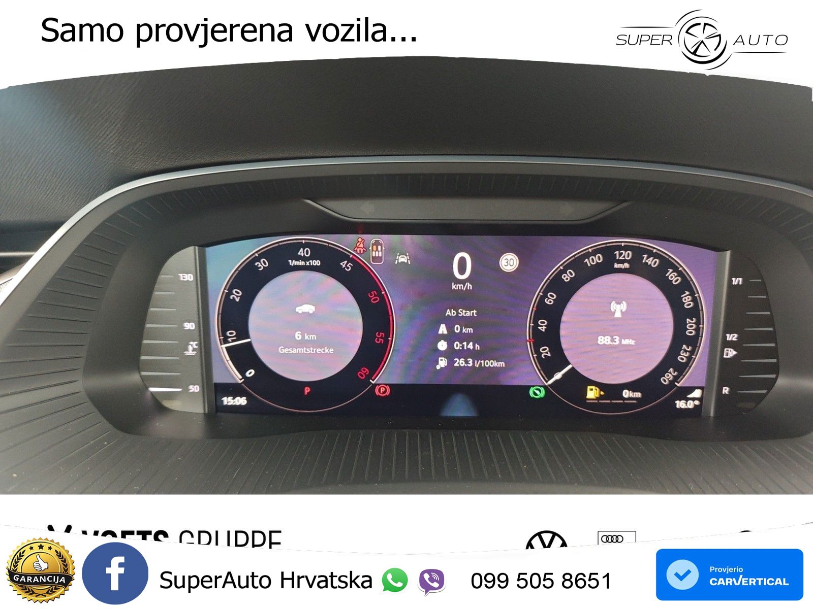 Škoda Octavia Combi 2.0 TDI (150 KS) DSG MATRIX+GR SJED+KAM