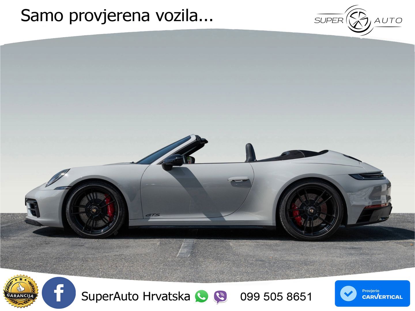 Porsche 911 Carrera 4 GTS Cabriolet 3.0 (480 KS) PDK LED+GR SJED+ACC