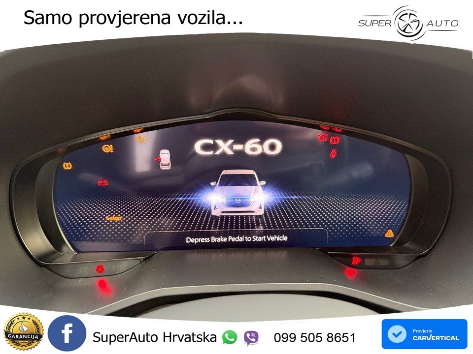 Mazda CX-60 3.3 e-Skyactiv D (254 KS) AWD Automatic MATRIX+GR SJED+KAM
