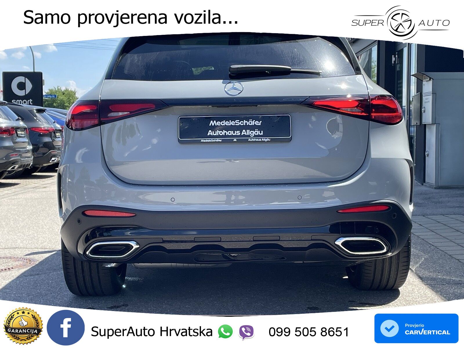 Mercedes GLC 450d (367 KS) 4MATIC 9G-TRONIC AMG ZRAČNI+ACC+GR SJED+KAM+PANO