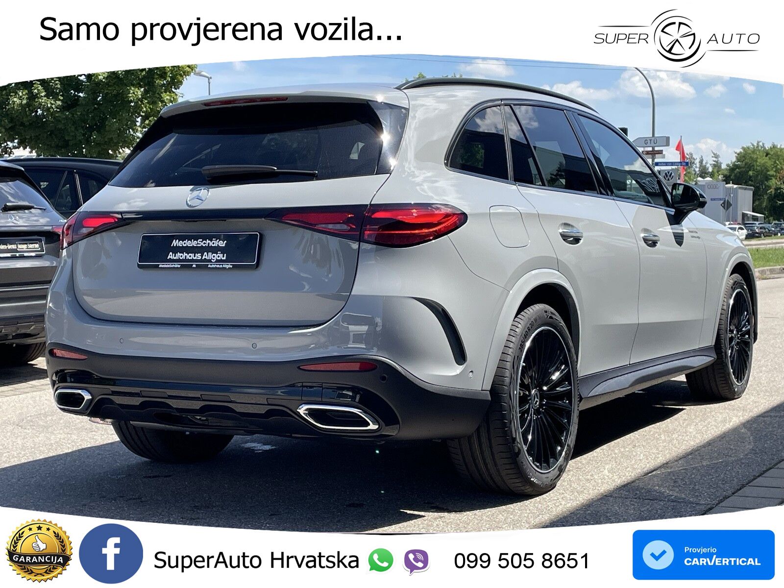 Mercedes GLC 450d (367 KS) 4MATIC 9G-TRONIC AMG ZRAČNI+ACC+GR SJED+KAM+PANO