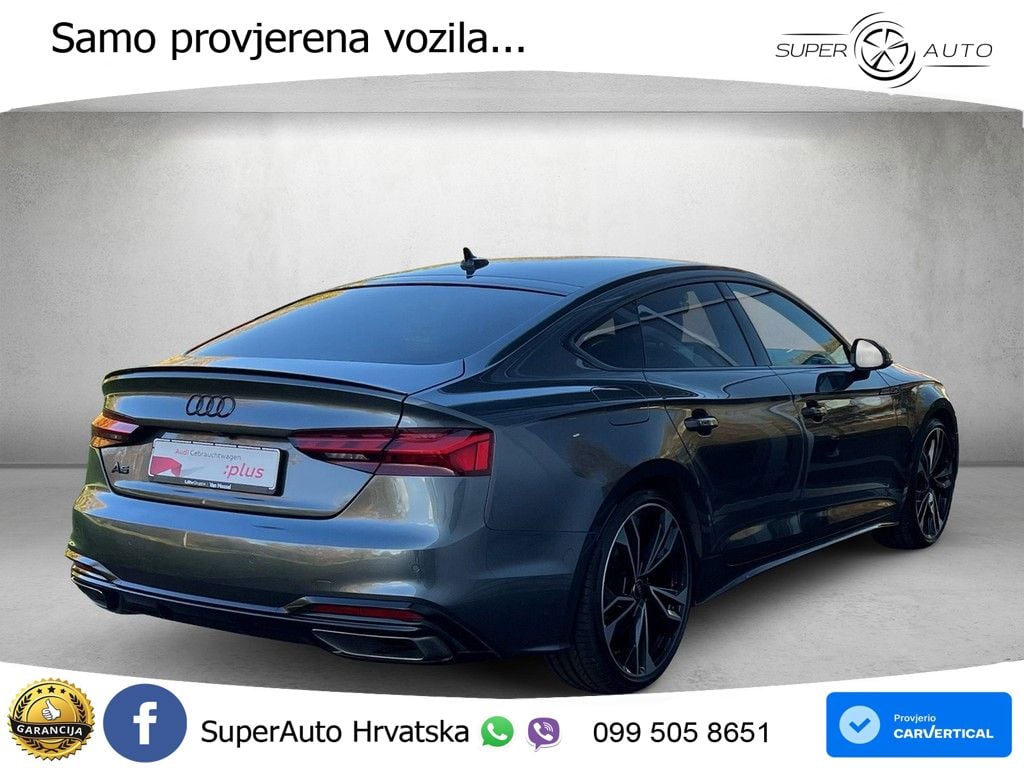 Audi A5 Sportback  40 TFSI (204 KS) S tronic S line MATRIX+GR SJED+KAM