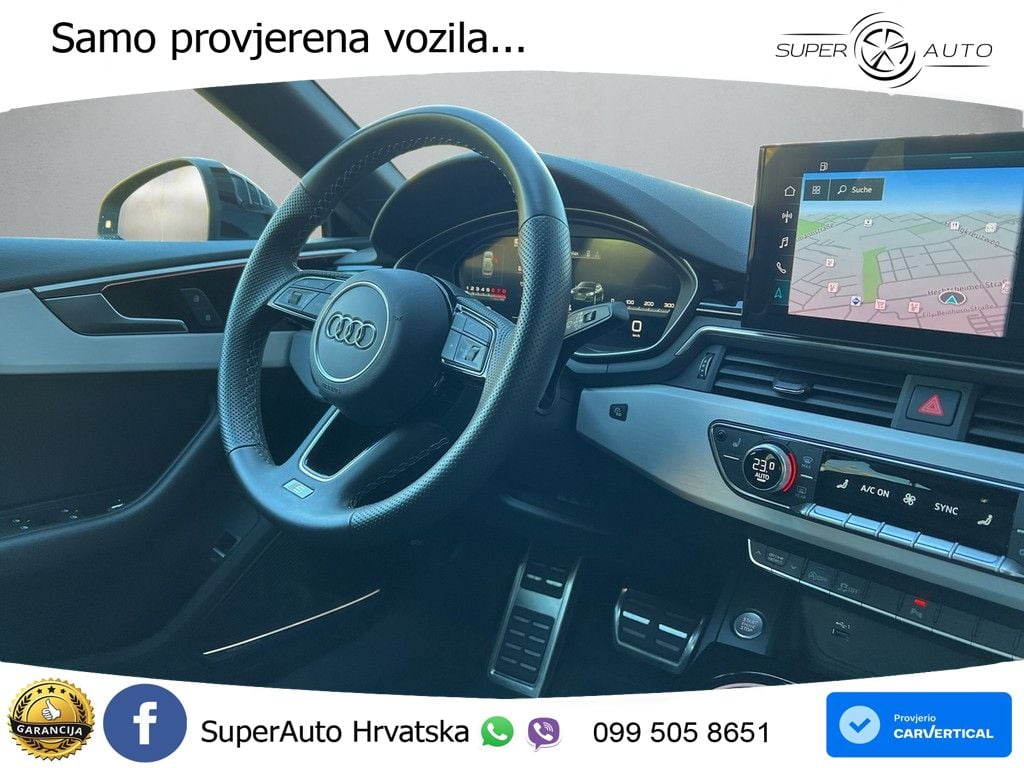 Audi A5 Sportback  40 TFSI (204 KS) S tronic S line MATRIX+GR SJED+KAM