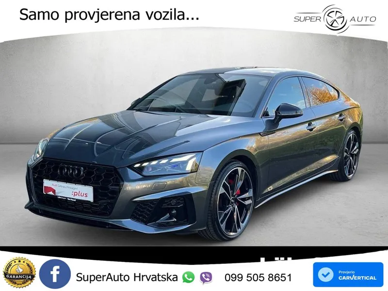 Audi A5 Sportback  40 TFSI (204 KS) S tronic S line MATRIX+GR SJED+KAM