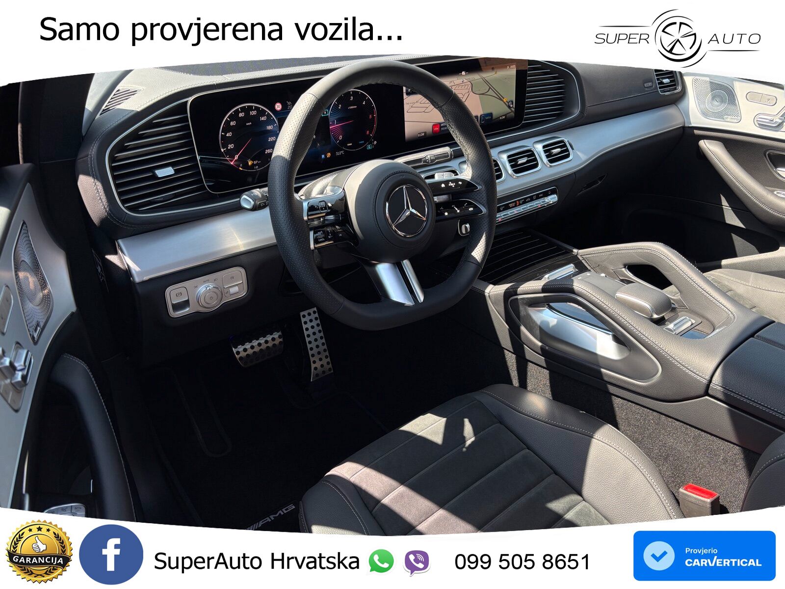 Mercedes GLE 450d (367 KS) EQ Boost 4MATIC 9G-TRONIC AMG ZRAČNI+ACC+GR SJED+KAM+PANO