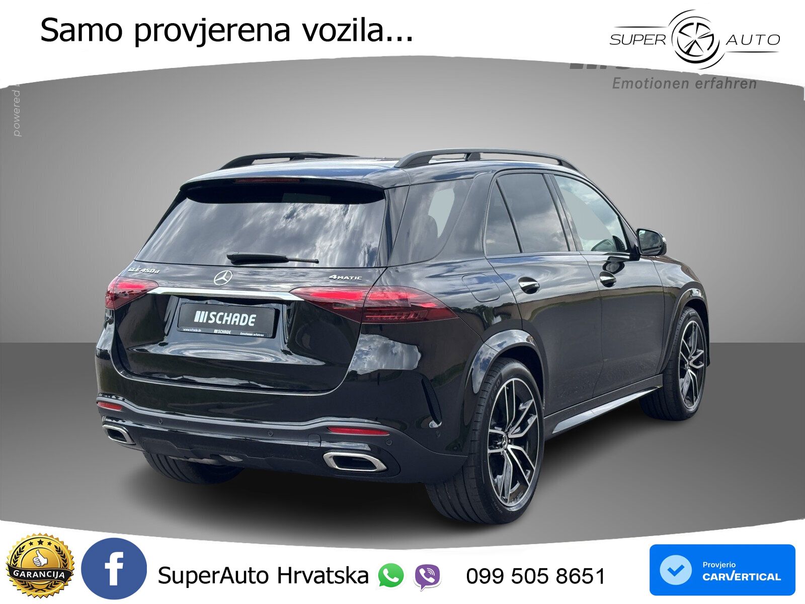 Mercedes GLE 450d (367 KS) EQ Boost 4MATIC 9G-TRONIC AMG ZRAČNI+ACC+GR SJED+KAM+PANO