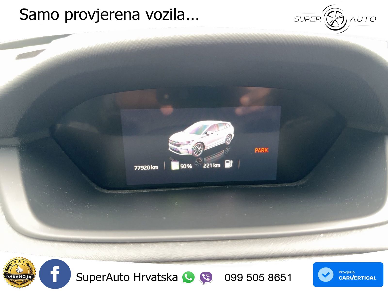 Škoda Enyaq iV 80 82 kWh (204 KS) SportLine LED+ACC