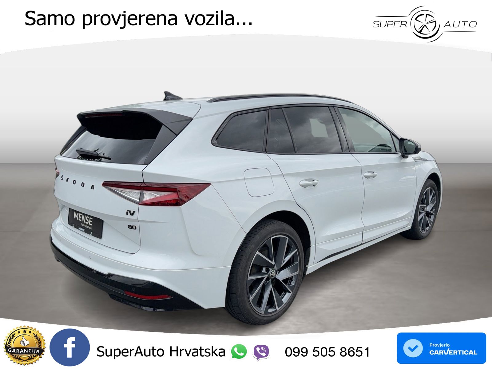 Škoda Enyaq iV 80 82 kWh (204 KS) SportLine LED+ACC