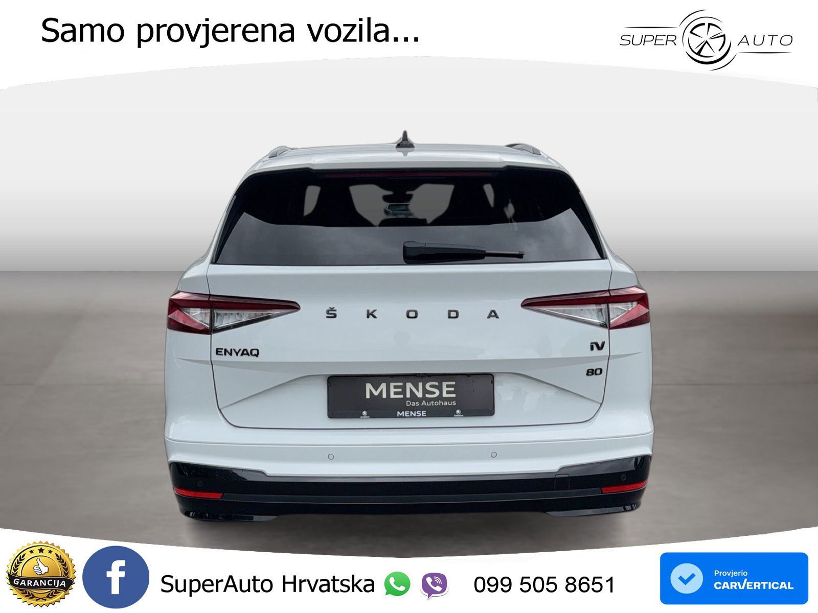 Škoda Enyaq iV 80 82 kWh (204 KS) SportLine LED+ACC