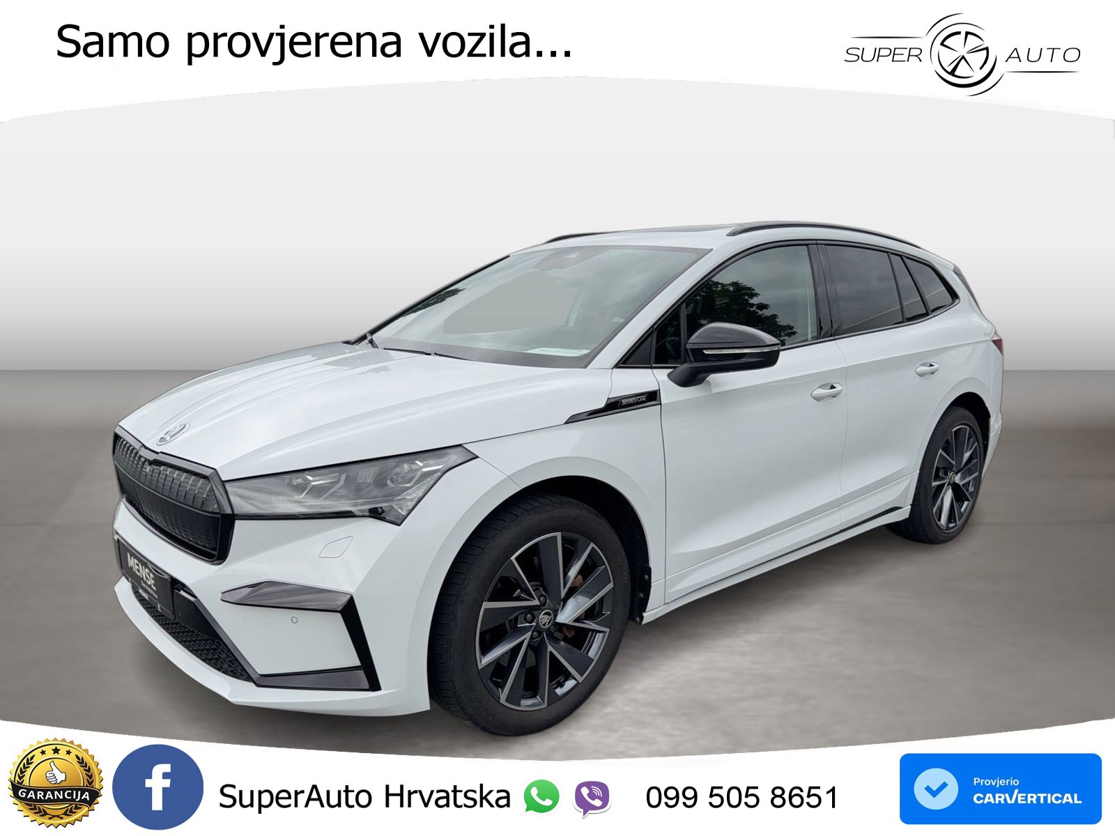 Škoda Enyaq iV 80 82 kWh (204 KS) SportLine LED+ACC