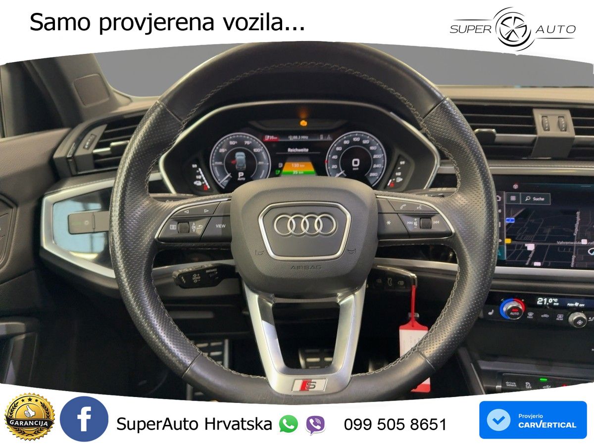 Audi Q3 45 TFSIe (245 KS) S tronic S line LED+GR SJED+ACC