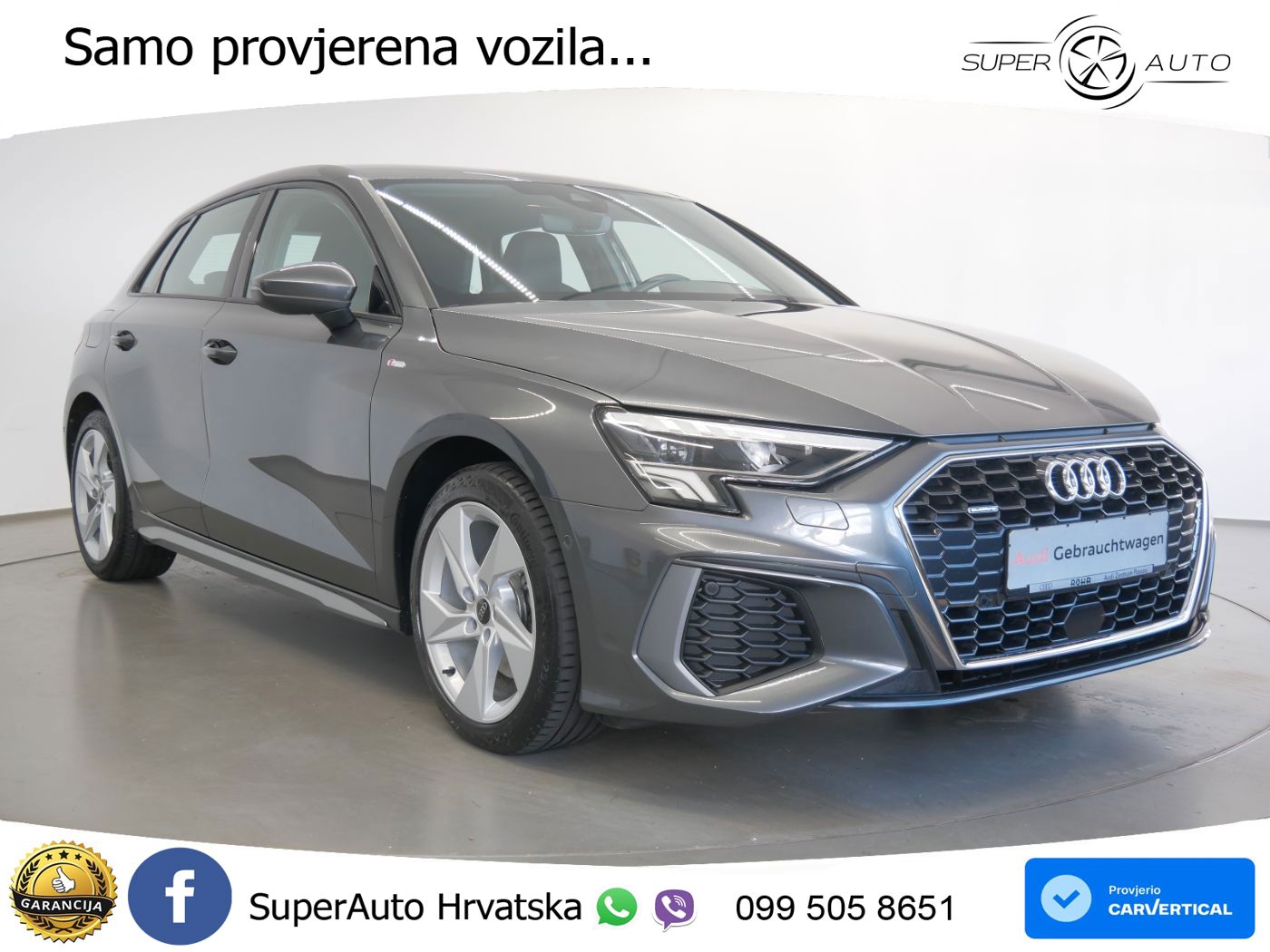 Audi A3 40 TFSI (190 KS) quattro S tronic S line