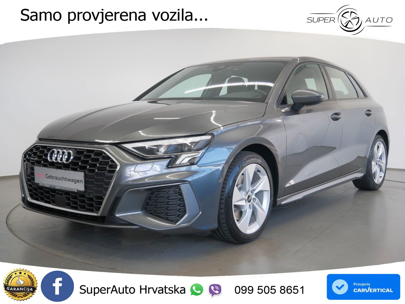 Audi A3 40 TFSI (190 KS) quattro S tronic S line