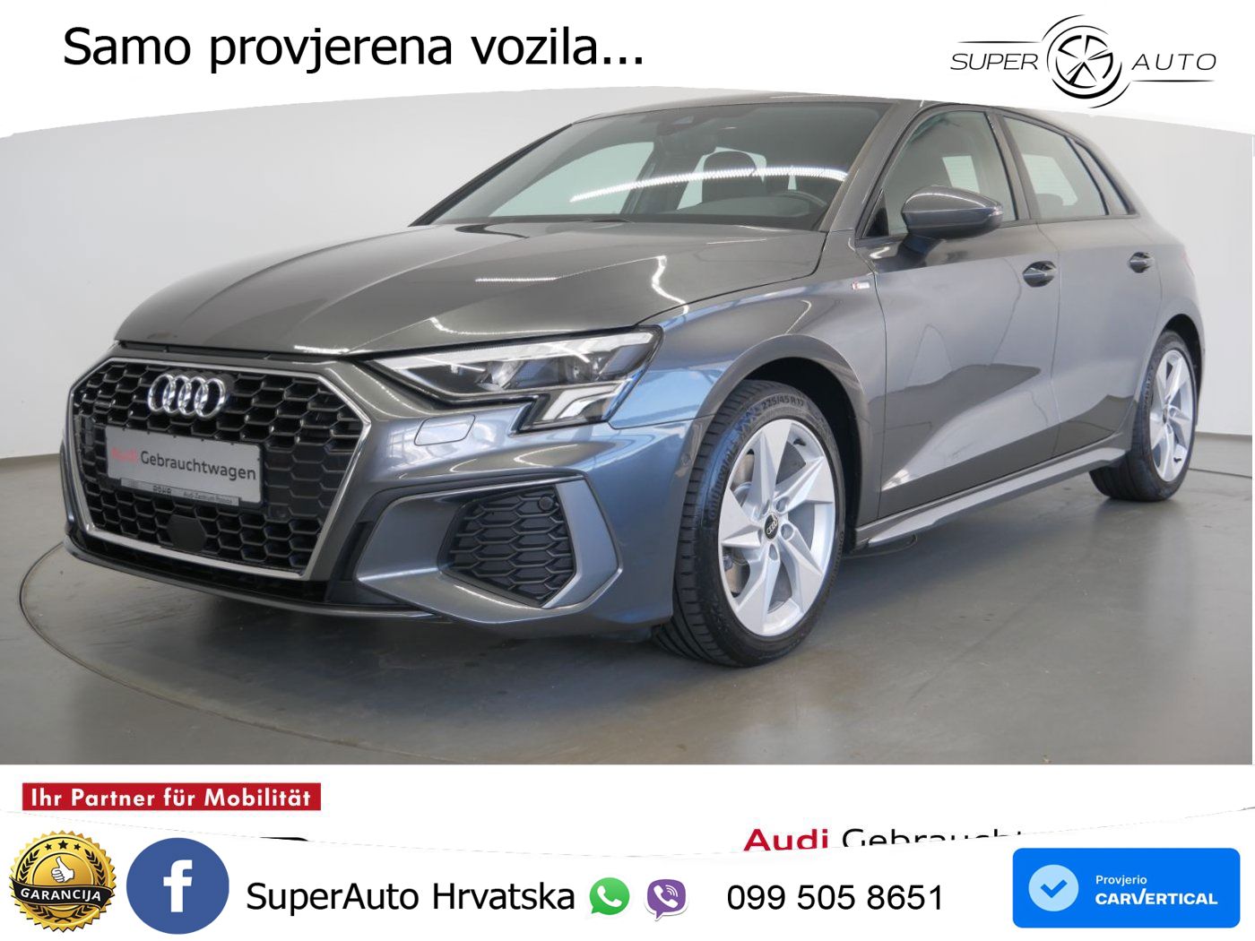 Audi A3 40 TFSI (190 KS) quattro S tronic S line