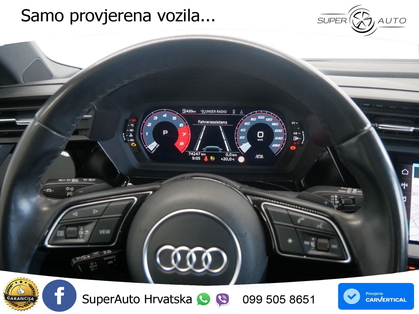 Audi A3 40 TFSI (190 KS) quattro S tronic S line