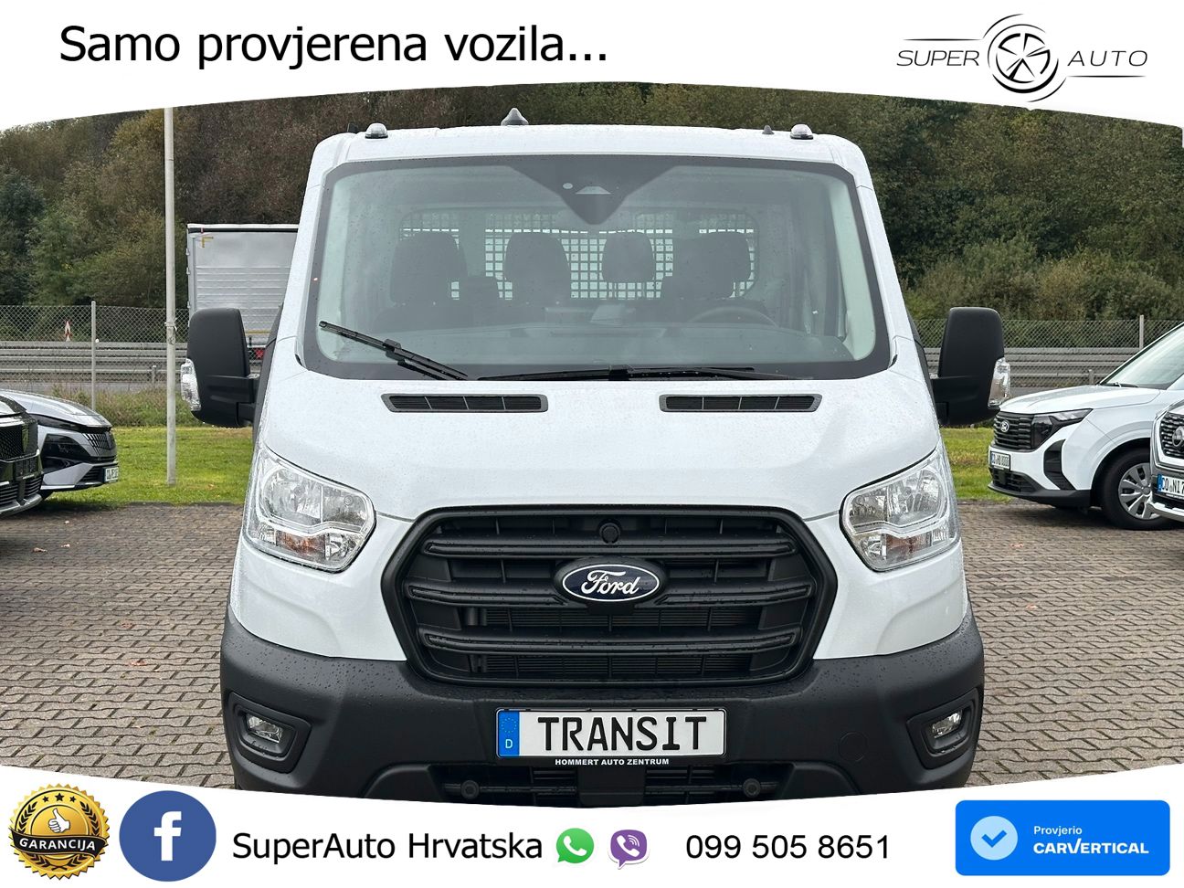Ford Transit Pritsche DoKa Trend 350 L3 AHK*SHZ*CAM* 165 KS
