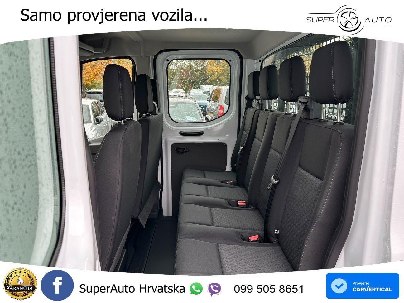 Ford Transit Pritsche DoKa Trend 350 L3 AHK*SHZ*CAM* 165 KS