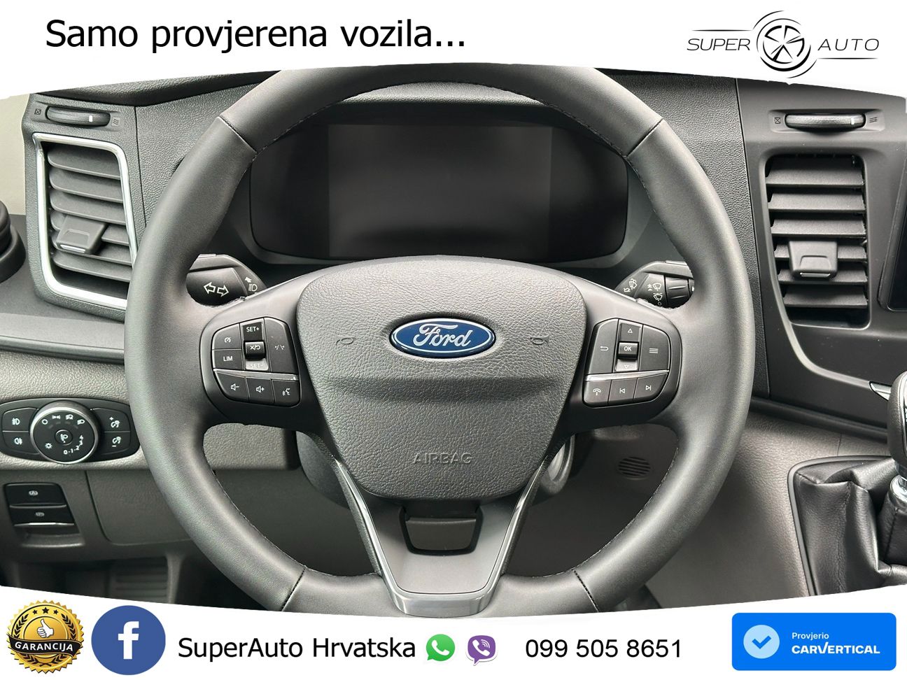 Ford Transit Pritsche DoKa Trend 350 L3 AHK*SHZ*CAM* 165 KS