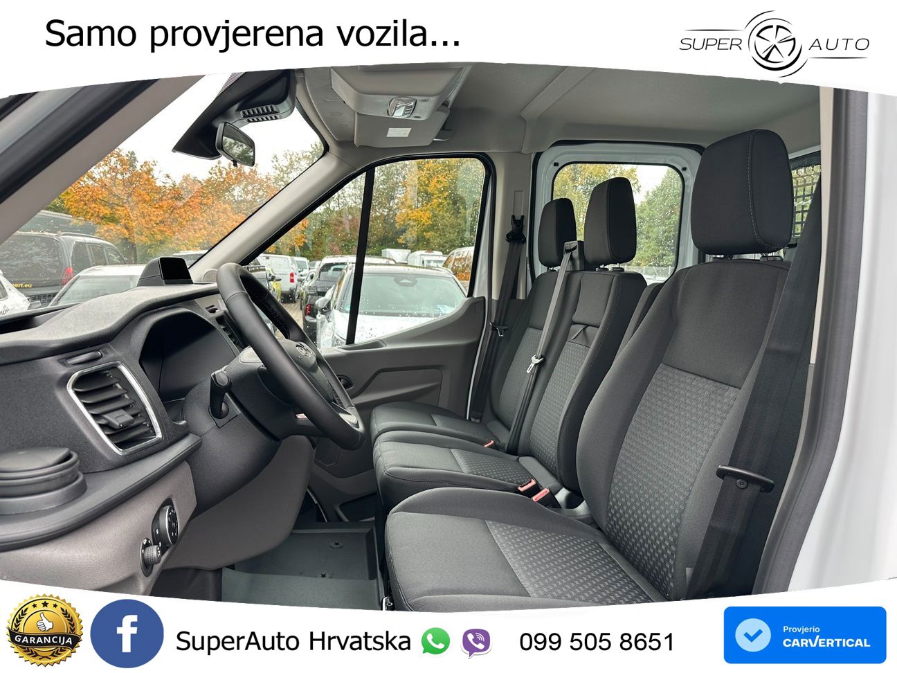 Ford Transit Pritsche DoKa Trend 350 L3 AHK*SHZ*CAM* 165 KS