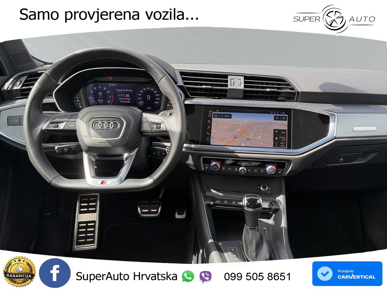 Audi Q3 40 TFSI (190 KS) quattro S tronic S line LED+GR SJED+ACC
