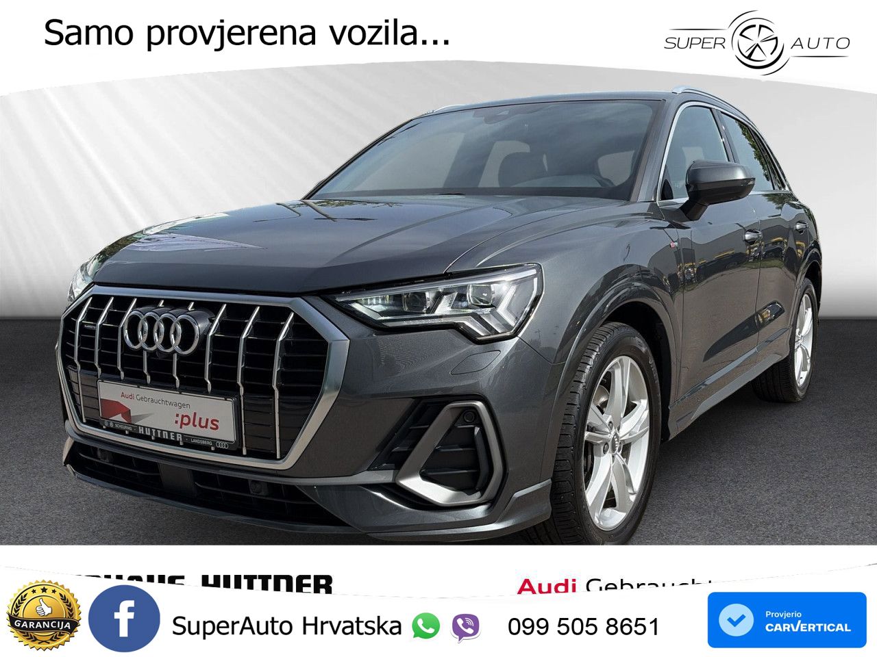Audi Q3 40 TFSI (190 KS) quattro S tronic S line LED+GR SJED+ACC