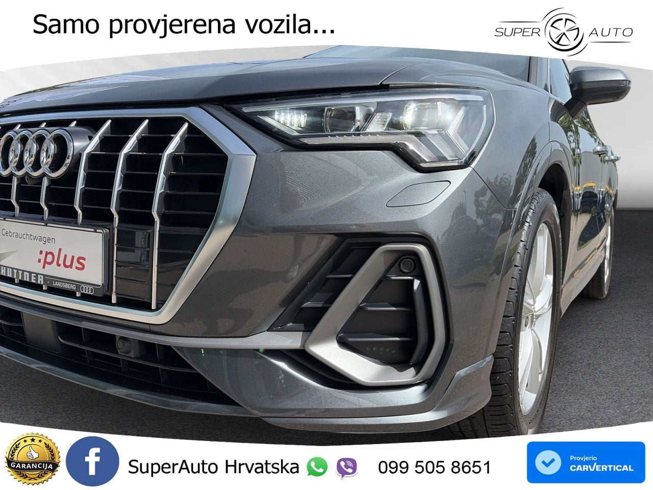 Audi Q3 40 TFSI (190 KS) quattro S tronic S line LED+GR SJED+ACC