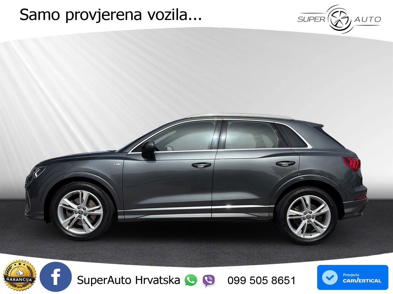 Audi Q3 40 TFSI (190 KS) quattro S tronic S line LED+GR SJED+ACC