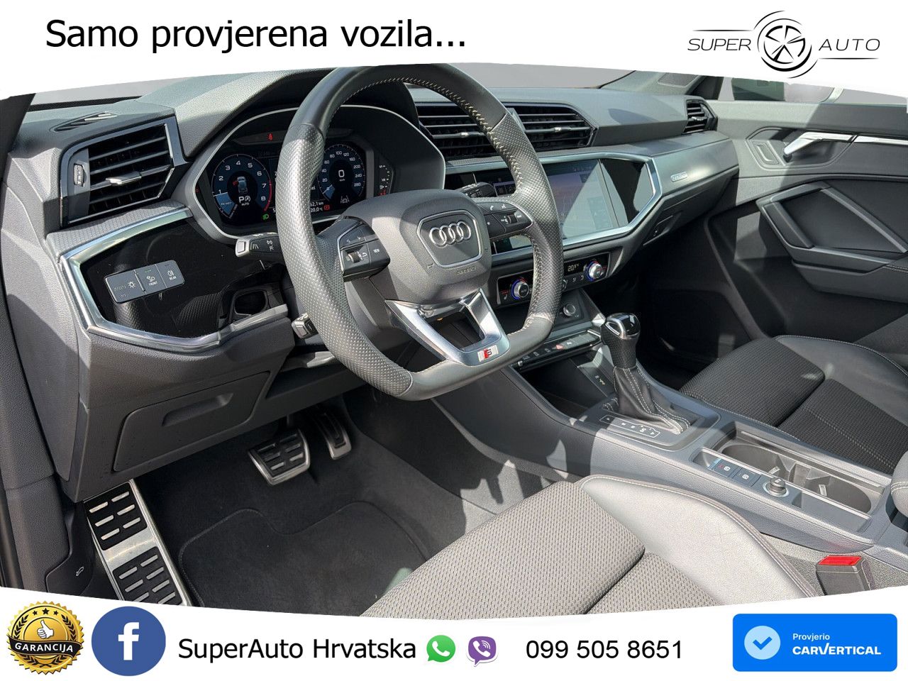 Audi Q3 40 TFSI (190 KS) quattro S tronic S line LED+GR SJED+ACC
