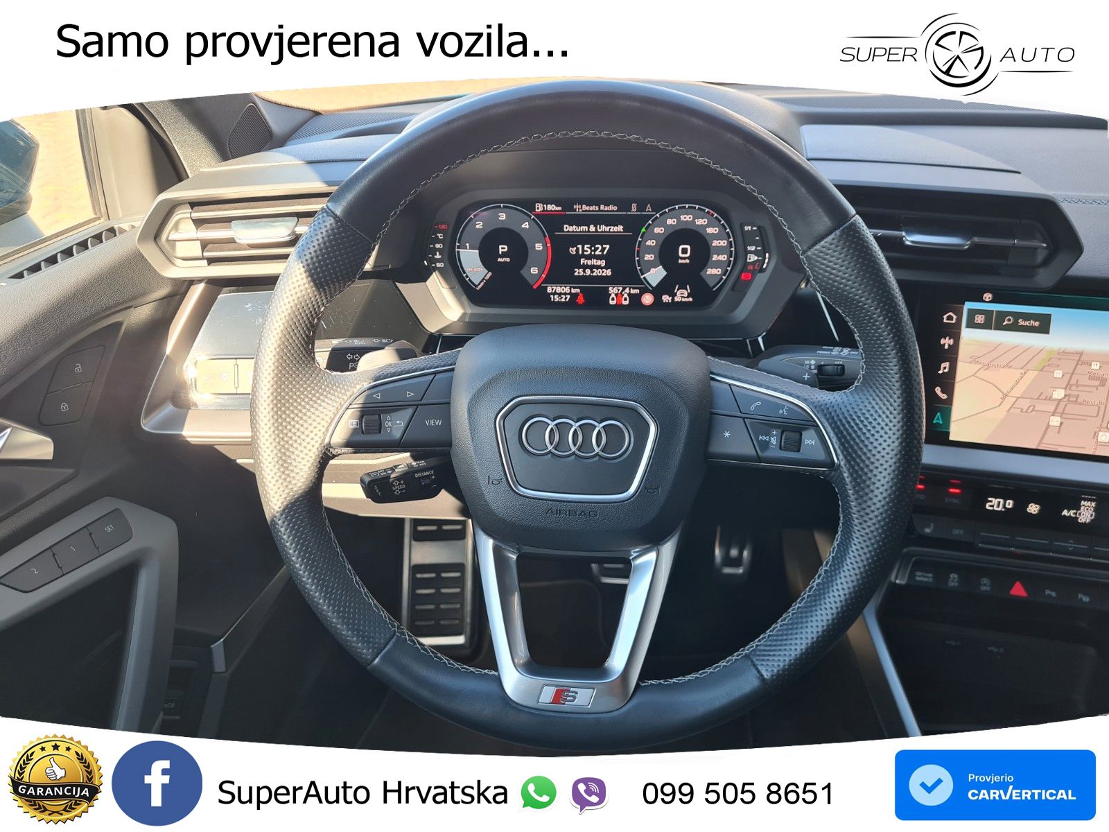 Audi A3 35 TDI (150 KS) S tronic S line LED+GR SJED+ACC