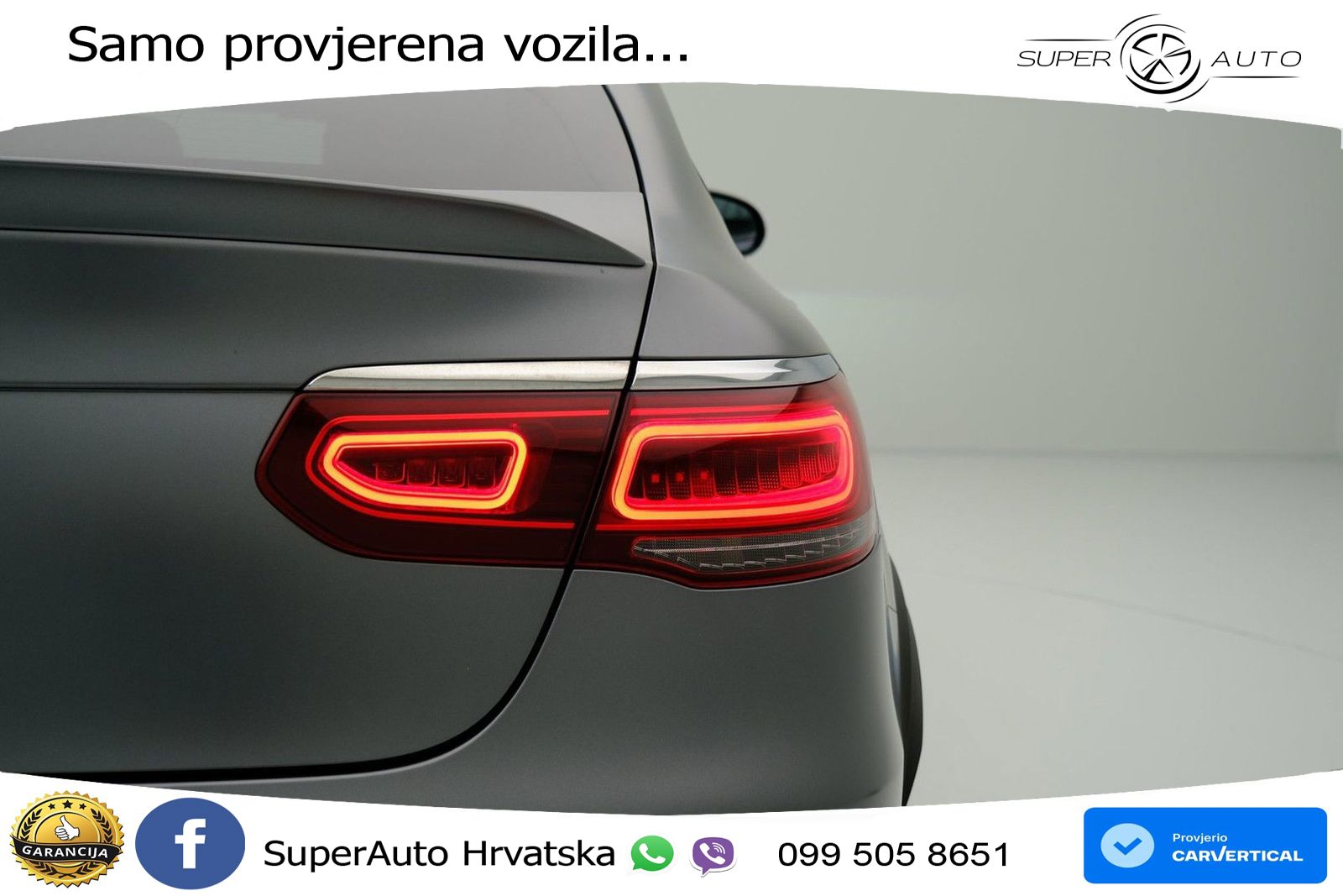 Mercedes GLC Coupe AMG 43 V6 (390 KS) 4MATIC TCT ZRAČNI+ACC+GR SJED+KAM+PANO