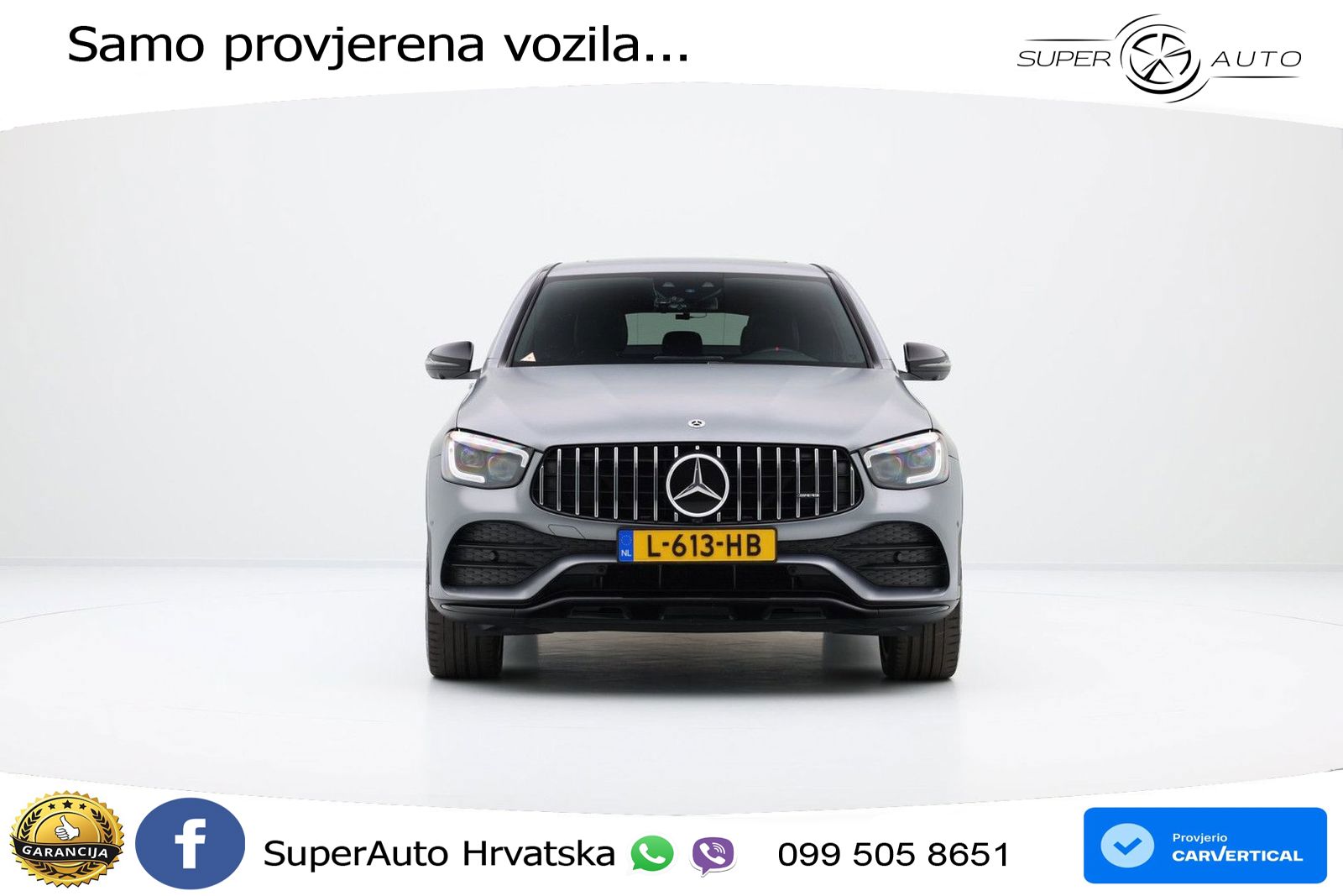 Mercedes GLC Coupe AMG 43 V6 (390 KS) 4MATIC TCT ZRAČNI+ACC+GR SJED+KAM+PANO