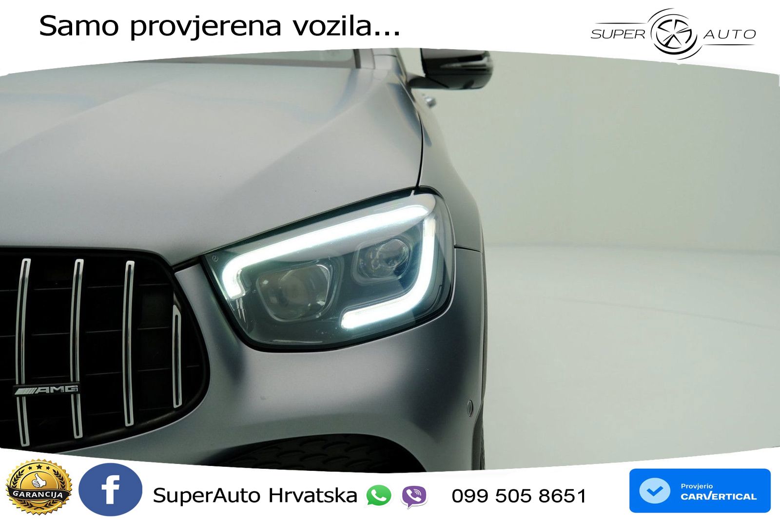 Mercedes GLC Coupe AMG 43 V6 (390 KS) 4MATIC TCT ZRAČNI+ACC+GR SJED+KAM+PANO