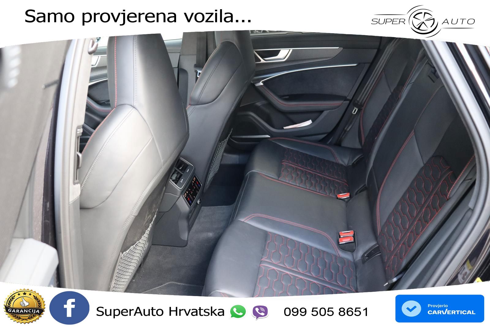 Audi RS6 Avant 4.0 TFSI V8 performance (630 KS)  quattro tiptronic ZRAČNI+ACC+GR SJED+KAM+PANO