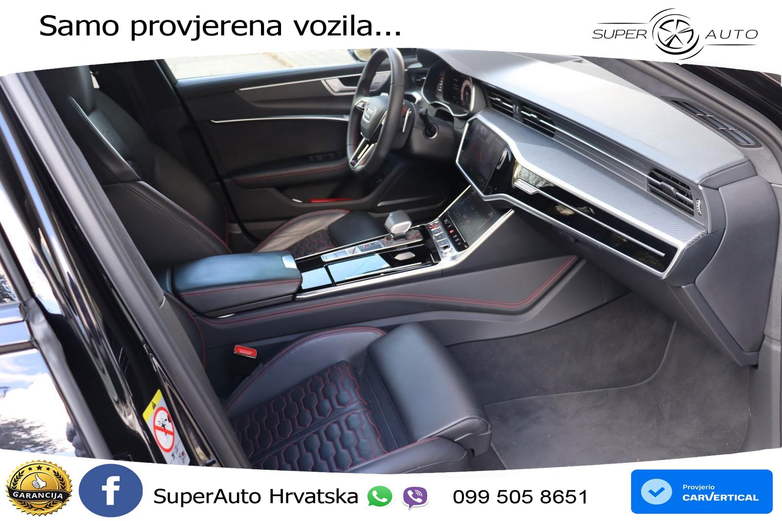 Audi RS6 Avant 4.0 TFSI V8 performance (630 KS)  quattro tiptronic ZRAČNI+ACC+GR SJED+KAM+PANO