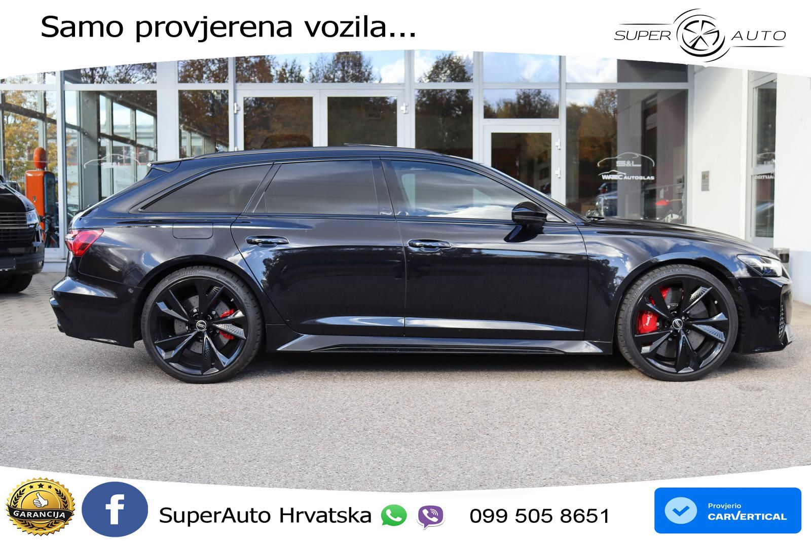 Audi RS6 Avant 4.0 TFSI V8 performance (630 KS)  quattro tiptronic ZRAČNI+ACC+GR SJED+KAM+PANO