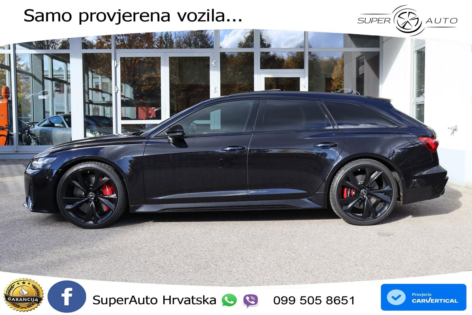 Audi RS6 Avant 4.0 TFSI V8 performance (630 KS)  quattro tiptronic ZRAČNI+ACC+GR SJED+KAM+PANO