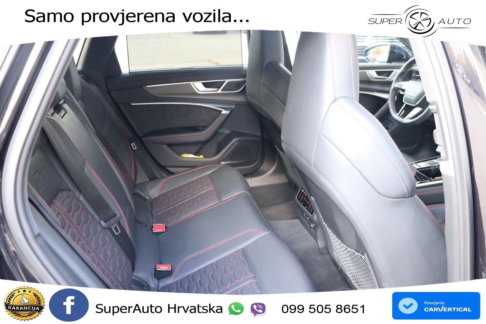 Audi RS6 Avant 4.0 TFSI V8 performance (630 KS)  quattro tiptronic ZRAČNI+ACC+GR SJED+KAM+PANO
