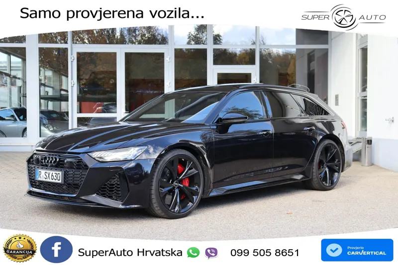 Audi RS6 Avant 4.0 TFSI V8 performance (630 KS)  quattro tiptronic ZRAČNI+ACC+GR SJED+KAM+PANO