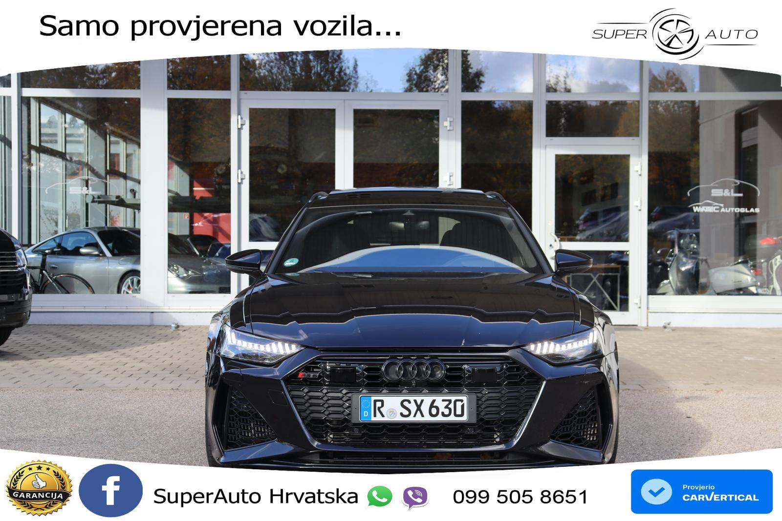Audi RS6 Avant 4.0 TFSI V8 performance (630 KS)  quattro tiptronic ZRAČNI+ACC+GR SJED+KAM+PANO