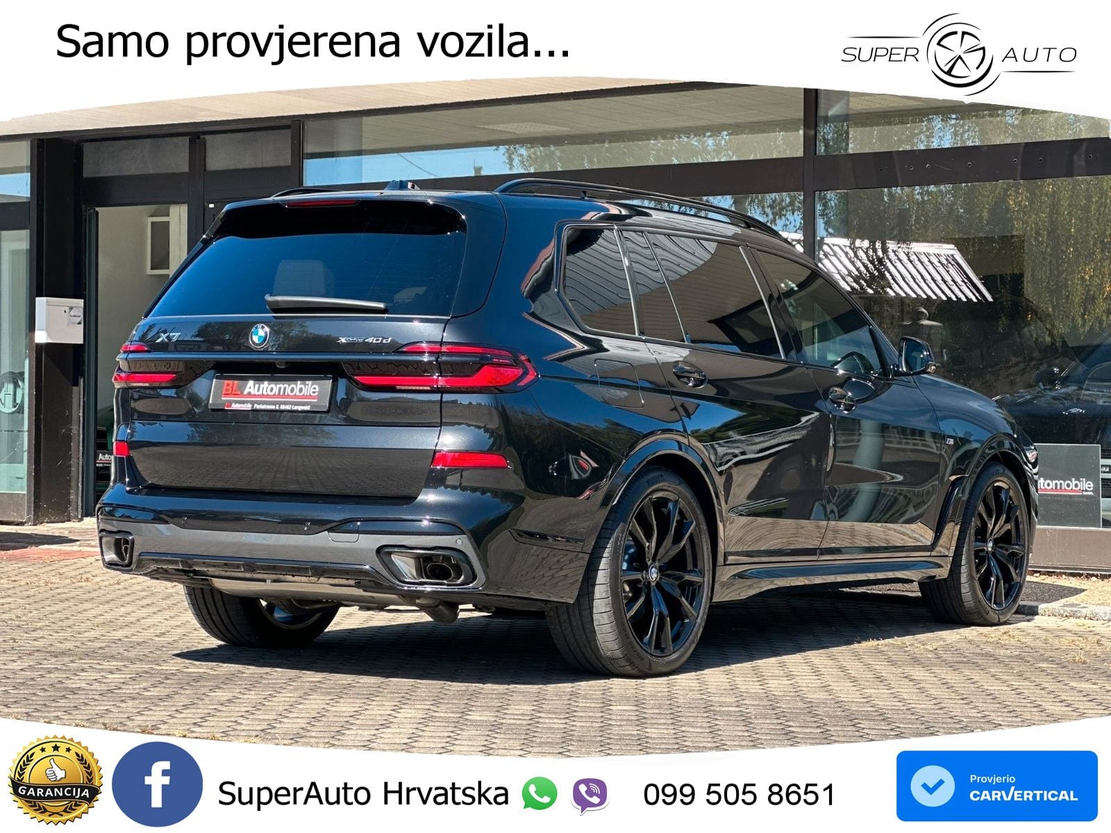 BMW X7 40d (352 KS) xDrive Steptronic M Sport LED+GR SJED+ACC