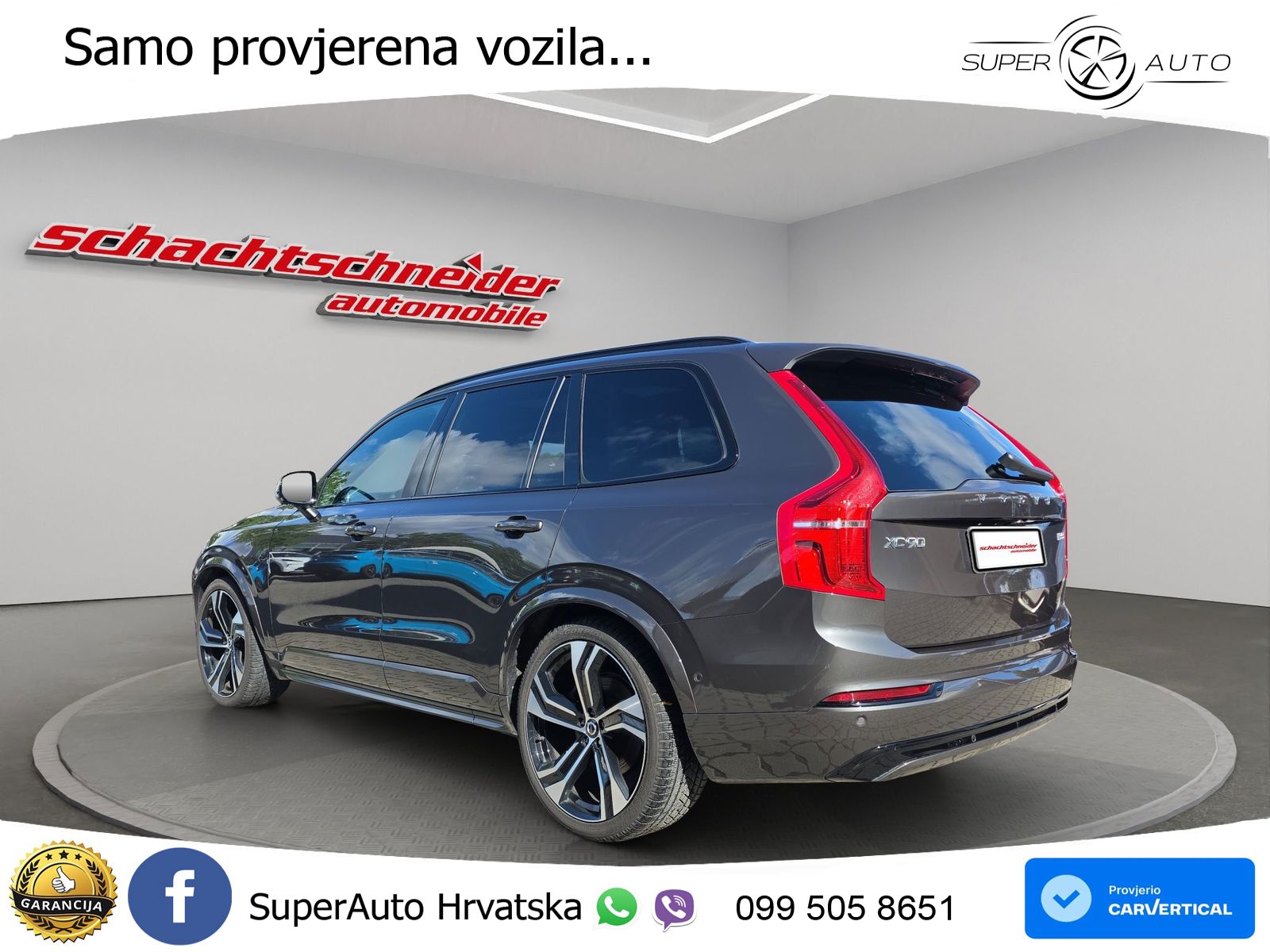 Volvo XC90 2.0 B5 Diesel AWD Automatic ZRAČNI+ACC+GR SJED+KAM+PANO